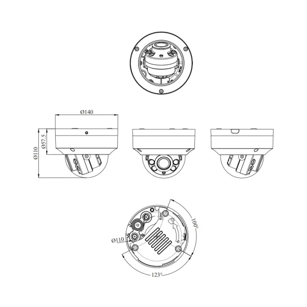 IP-видеокамера 2Мп RVi-2NCD2369 (2.7-13.5)