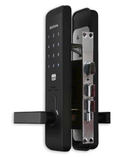 Электронный замок igloohome Mortise 40-90 мм с ручкой Электронный замок igloohome Mortise 40-90 мм с ручкой