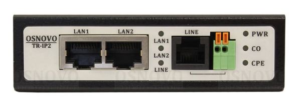 Удлинитель Ethernet Osnovo TR-IP2 до 3000 м