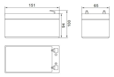 Аккумулятор Etalon FORS 1207 (12В 7 А∙ч)