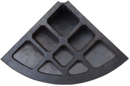 Съезд с бордюра резиновый СР-100-1 концевая часть