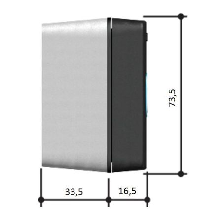 Клавиатура кодонаборная беспроводная Came SELT1W4G, накладная, с синей подсветкой (806SL-0170)