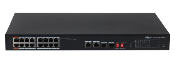 Управляемый POE коммутатор 18-портовый Dahua DH-PFS3218-16ET-135