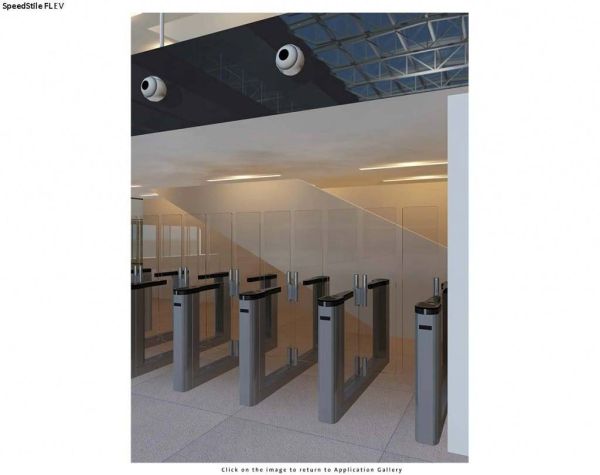 Автоматизированная проходная Gunnebo SpeedStile FL EV с корпусом 1500 мм