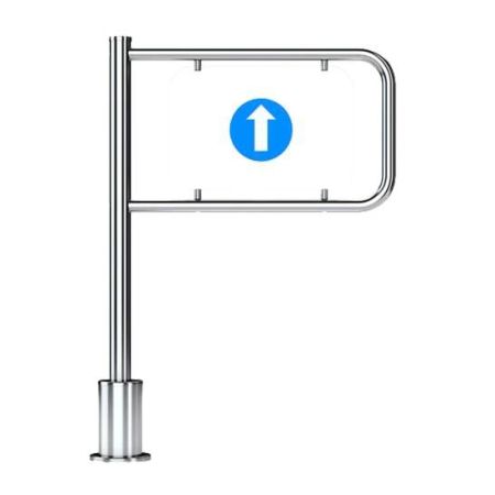 Механическая уличная односторонняя калитка с пружинным возвратом Oxgard К-11A (правая), L=600 мм