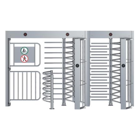 Полноростовой роторный турникет Блокпост Спектр СТ 3 с калиткой для велосипеда