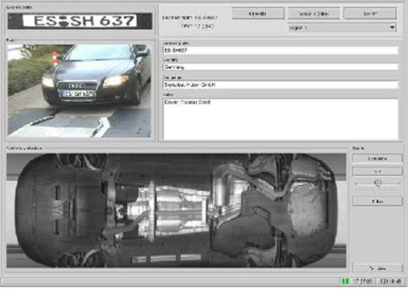 Система досмотра днища автомобилей Росскан Кобра