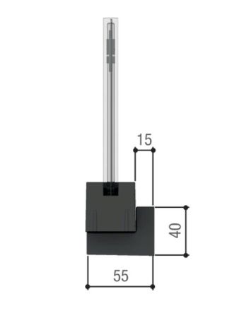 Лампа сигнальная (светодиодная) Came DD-1KB, 230/24 В, свет голубой