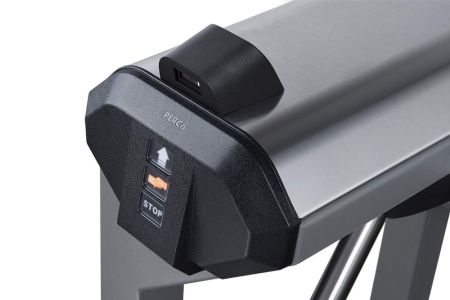 Электронная проходная PERCo-KT02.9Q со сканерами штрих-кода и планками