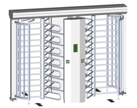 Двухпроходный полноростовой турникет Gotschlich Ecco 120 BD Basic (6ELD3ABBB)