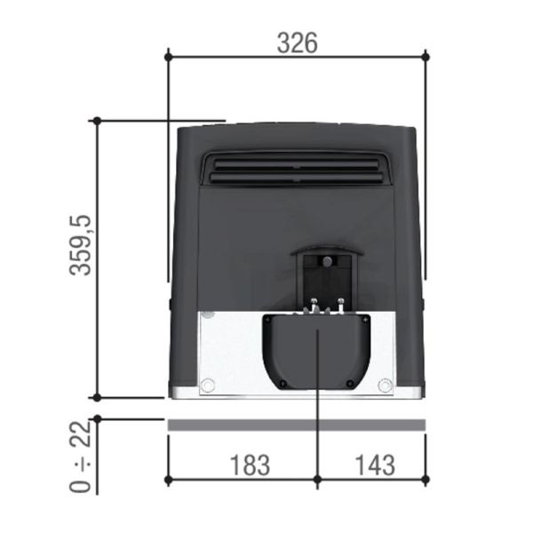 Привод 230 В Came BKS18AGS для откатных ворот