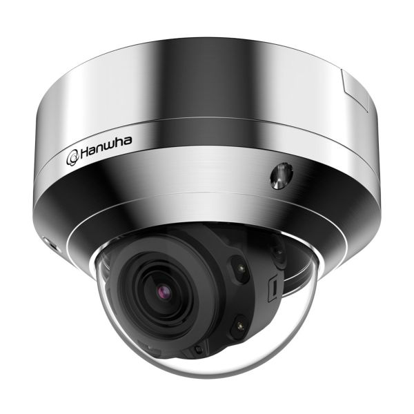 Антивандальная сетевая нержавеющая IP-видеокамера 5Мп Wisenet XNV-8080RSA (3.9-9.4 мм)