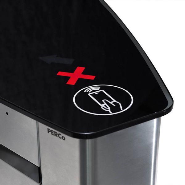 Центральный модуль раздвижного турникета PERCo STD-02.900 "Скоростной проход" со створками 900 мм