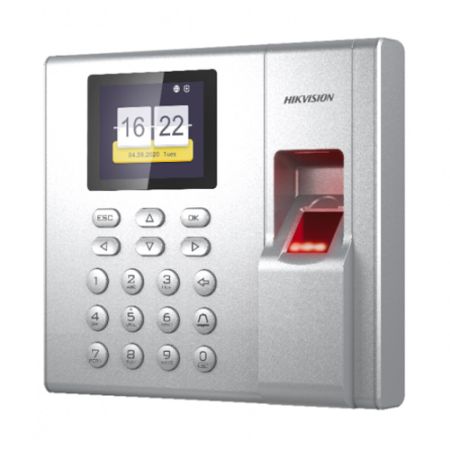 Биометрический сетевой контроллер HikVision DS-K1T8003MF со считывателем отпечатков пальцев и карт Mifare