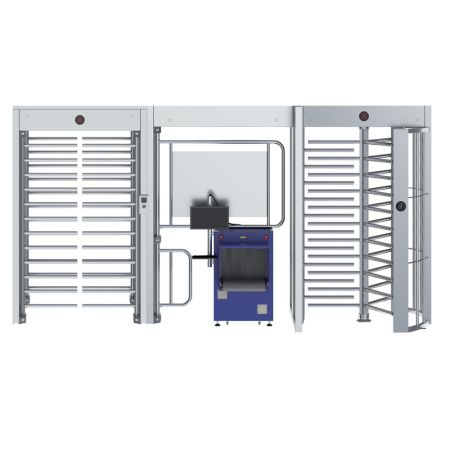 Полноростовой роторный турникет Блокпост Спектр СТ 3 с калиткой для велосипеда