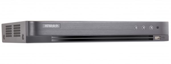 Видеорегистратор гибридный HD-TVI 4-канальный HiWatch DS-H304QAF c технологией AcuSense и AoC