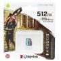Карта памяти microSDXC UHS-I U3 Kingston Canvas Go 512 ГБ Карта памяти microSDXC UHS-I U3 Kingston Canvas Go 512 ГБ