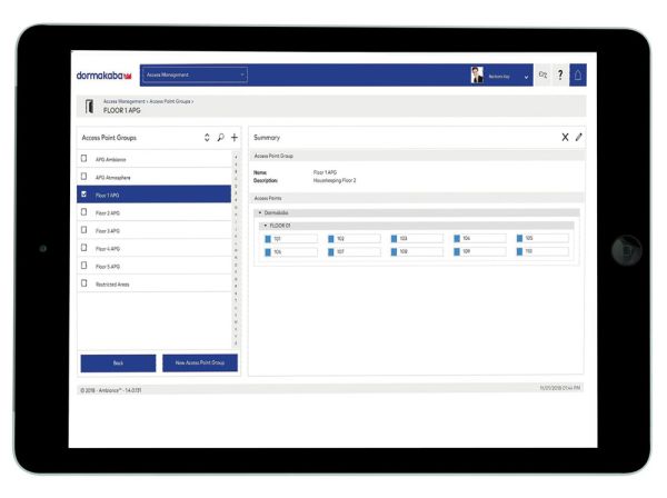 Программное обеспечение dormakaba Ambiance