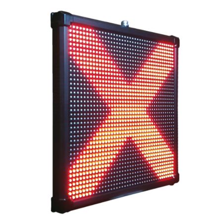 Светодиодный односекционный светофор Инфопаркинг ИС-Р3/2Q8/24 MATRIX (ИС-Р3/24 MATRIX), 320 мм