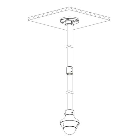 Удлинитель для крепления на потолок Dahua DH-PFA117, для PFB220C, длина 780 мм
