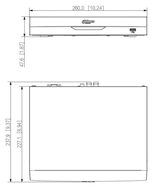 4-канальный HDCVI-видеорегистратор 4K Dahua DH-XVR5104HS-4KL-I3 с распознаванием лиц 4-канальный HDCVI-видеорегистратор 4K Dahua DH-XVR5104HS-4KL-I3 с распознаванием лиц
