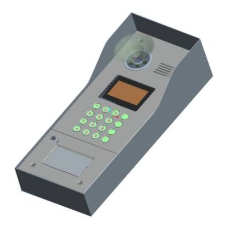 Кронштейн BAS-IP BR-AA Silver для панелей серии AA-07, BA-12