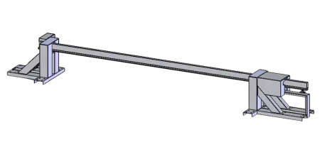 Противотаранный шлагбаум откатной ПШО-СБ электромеханический, 20 тонн