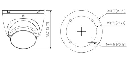 Уличная HD-CVI видеокамера 2Мп Dahua DH-HAC-HDW1200TLMP-IL-A-0280B-S6