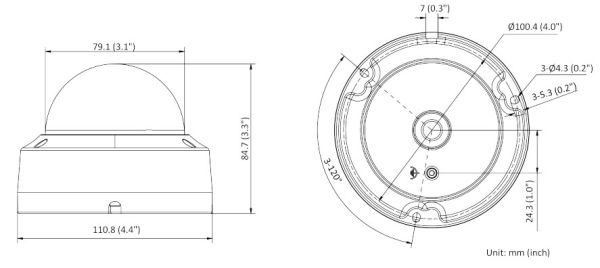Уличная IP-камера 2Мп HiWatch DS-I202(E) (2.8 мм) с подсветкой EXIR 2.0