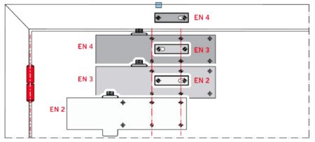 Доводчик дверной dormakaba TS Profil EN2/3/4+Size5 BCA, корпус, серый
