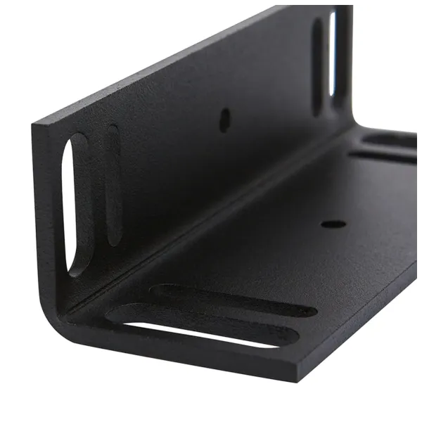 Электромагнитный замок AccordTec ML-300П с уголком, черный