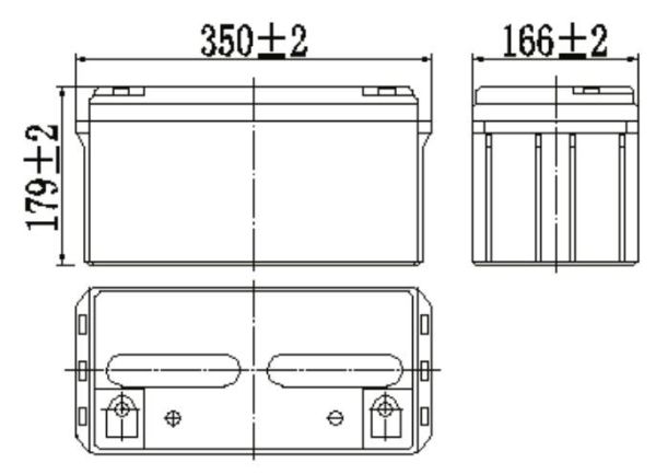 Аккумулятор Etalon FS 1265 (12В 65 А∙ч)