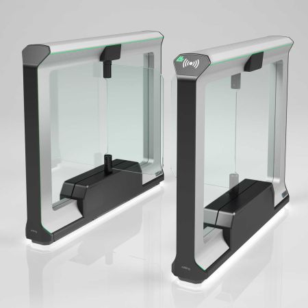 Распашной турникет Magnetic mWing с закаленными створками 900 мм
