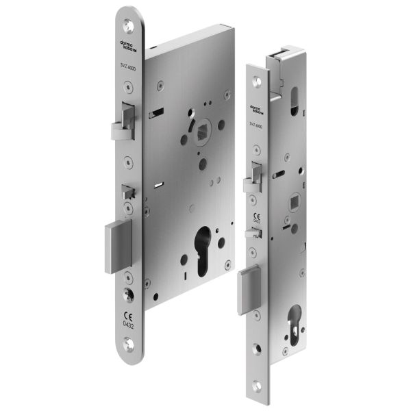 Электромеханический замок dormakaba SVZ 6719 антипаника, для профильных дверей, лицевая планка 270х24