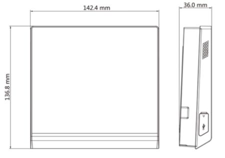 Биометрический терминал доступа HikVision DS-K1T201AEF по отпечатку пальца