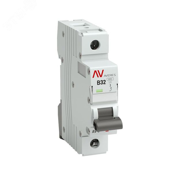 Автоматический выключатель EKF AV-6 1P 32A (B) 6kA AVERES mcb6-1-32B-av