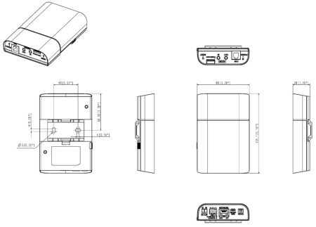 Сетевая модульная IP-видеокамера 2Мп Wisenet XNB-6001, без выносного видеомодуля