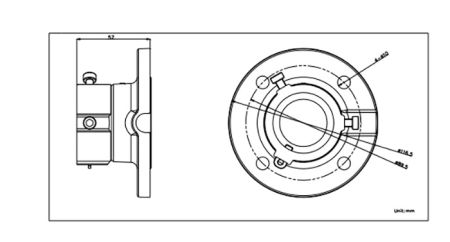 Потолочный кронштейн HikVision DS-1663ZJ для скоростных поворотных камер