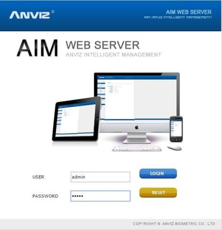 Биометрическая система учета рабочего времени Anviz C2 WEB Server