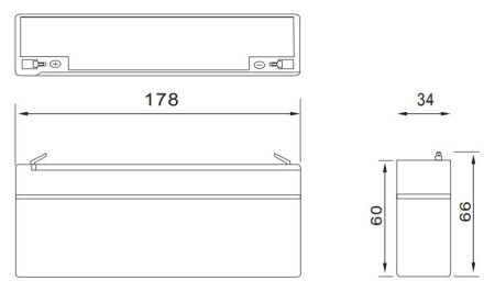 Аккумулятор Etalon FS 12022 (12В 2.2 А∙ч)