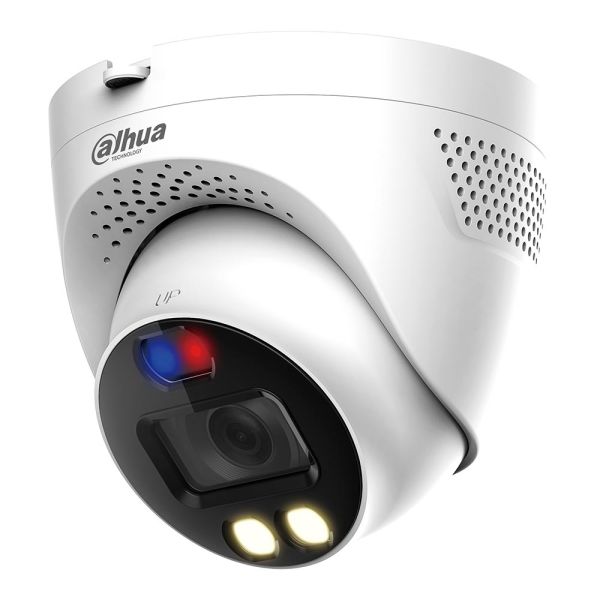 Уличная HD-CVI видеокамера Full-color 5Мп Dahua DH-HAC-ME1509TQP-A-PV-0280B-S2 с сиреной и стробоскопом