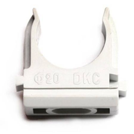 Держатель с защелкой для труб ПВХ D=20