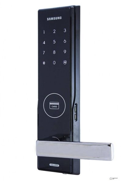 Электронный замок Samsung SHS-H505 FBK/EN (SHS-5050), одноригельный, врезной, с ручкой Электронный замок Samsung SHS-H505 FBK/EN (SHS-5050), одноригельный, врезной, с ручкой