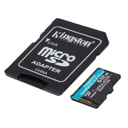 Карта памяти microSDXC UHS-I U3 Kingston Canvas Go 512 ГБ Карта памяти microSDXC UHS-I U3 Kingston Canvas Go 512 ГБ
