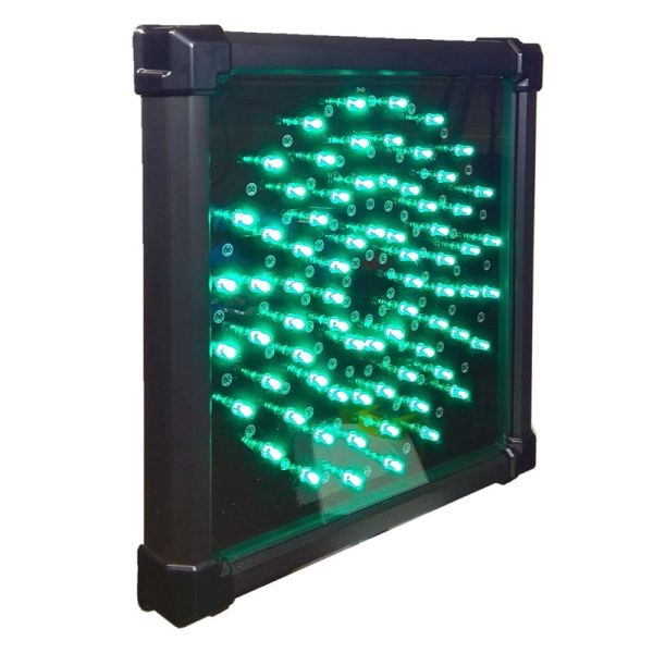 Светофор светодиодный односекционный Инфопаркинг ИС-3/12/Зеленый+Красный