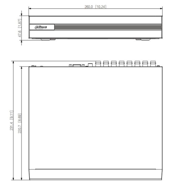 16-канальный HDCVI-видеорегистратор Dahua DH-XVR1B16-I