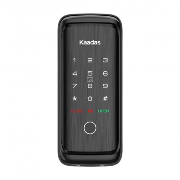 Электронный биометрический замок Kaadas R8-5GL с отпечатком пальца, для стеклянных дверей, накладной
