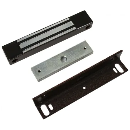 Электромагнитный замок AccordTec ML-400 KB с уголком, коричневый Электромагнитный замок AccordTec ML-400 KB с уголком, коричневый