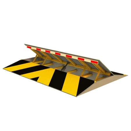 Дорожный блокиратор Скат-1500У электромеханический, накладной, с пандусами