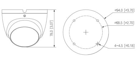 Уличная HD-CVI видеокамера 2Мп Dahua DH-HAC-T2A21P-0280B Уличная HD-CVI видеокамера 2Мп Dahua DH-HAC-T2A21P-0280B